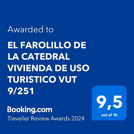 El Farolillo De La Catedral Vivienda De Uso Turistico Vut 9/251 Appartamento